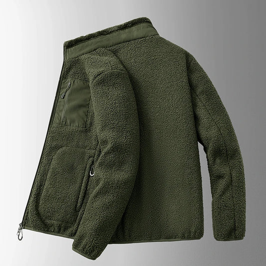 Klarraa Men's Classic Winter Comfort Collar Jacket