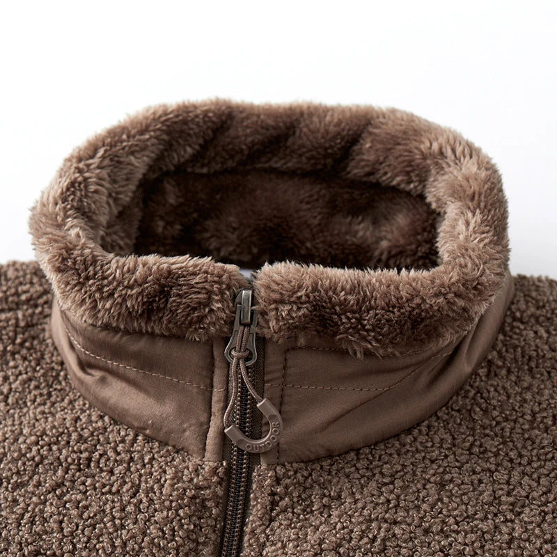 Klarraa Men's Classic Winter Comfort Collar Jacket