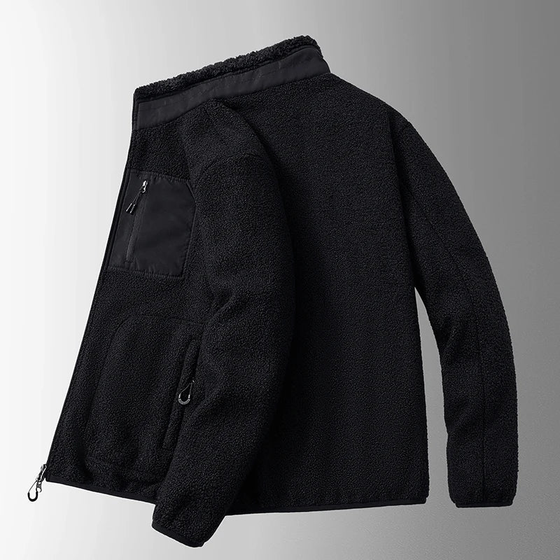 Klarraa Men's Classic Winter Comfort Collar Jacket