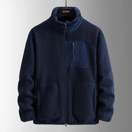 Klarraa Men's Classic Winter Comfort Collar Jacket